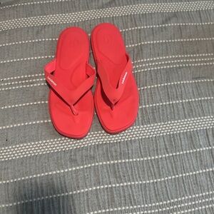 lululemon athletica Red Sandals